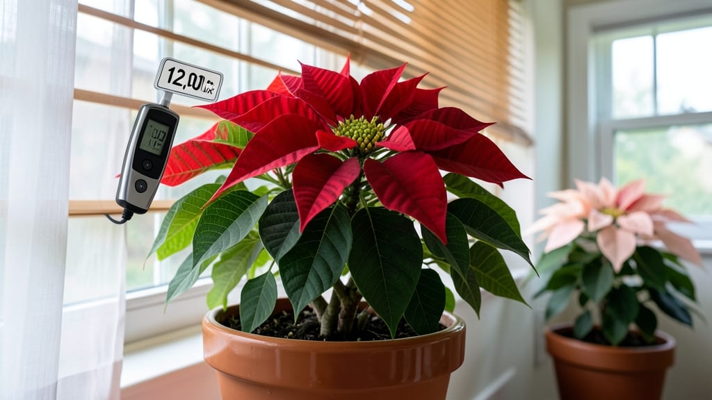 How Much Light Does a Poinsettia Plant Need: Bright Indirect Sunlight Rules for Vibrant Blooms