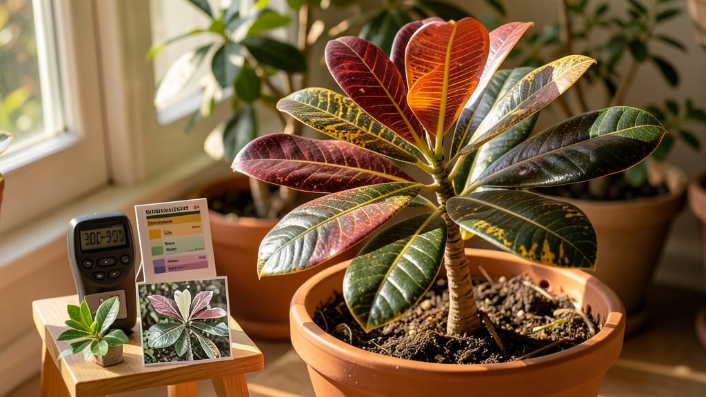 How Much Light Does a Croton Plant Need: Sunlight Secrets for Vibrant Foliage Growth