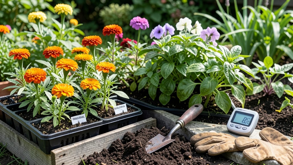 When to Plant Annuals in New Jersey: USDA Zone 6b-7a Heat Zones Explained