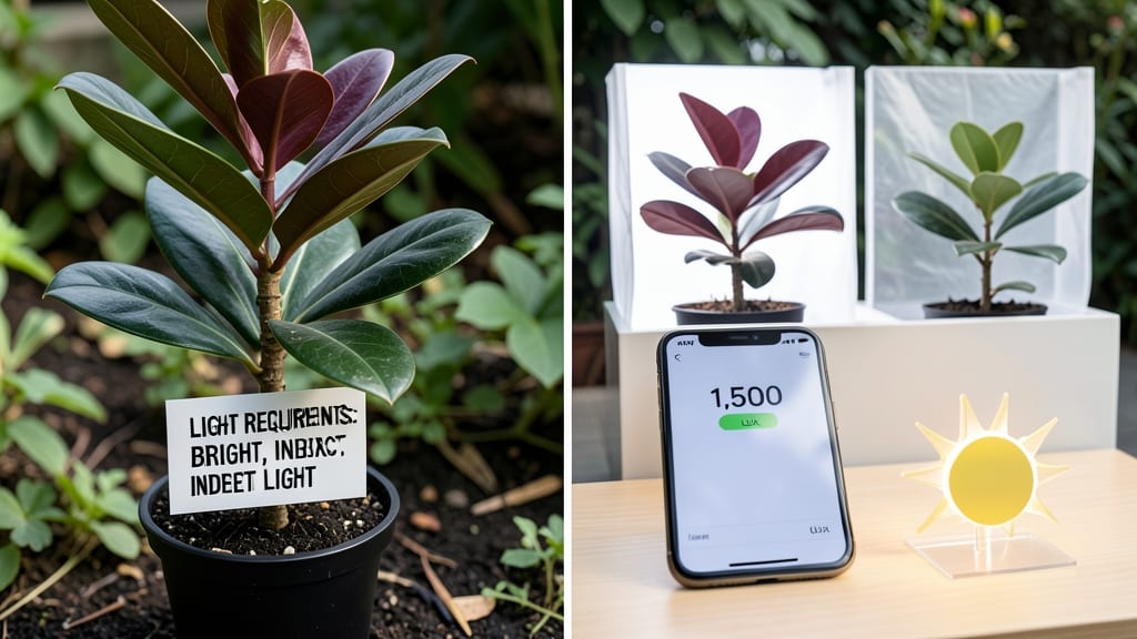 Rubber Plant Light Needs: Exact Hours for Lush Growth Without Sunburn